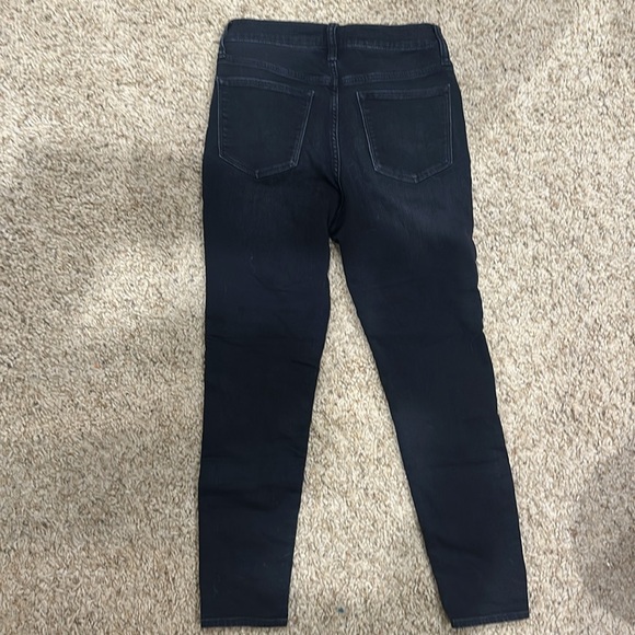 J Crew 9” High-rise skinny size 28 black jeans - Picture 3 of 3